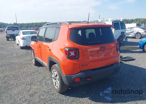 2015 Jeep Renegade Trailhawk from USA, damaged, VIN ZACCJBCT0FPB53868